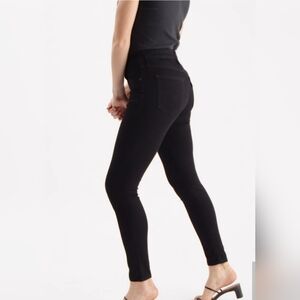 Levi's Premium 721 High Rise Skinny Womens Jeans, Black, W25" L30", lightly worn